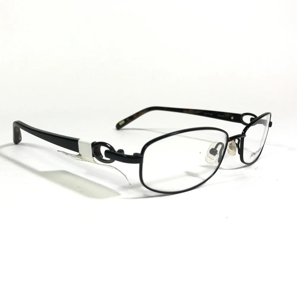 Jones New York Eyeglasses Frames J473 BLACK Round Full Rim 52-17-135